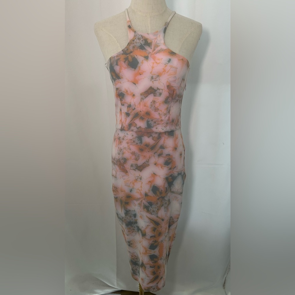 DONNA MIZANI Floral Midi Dress